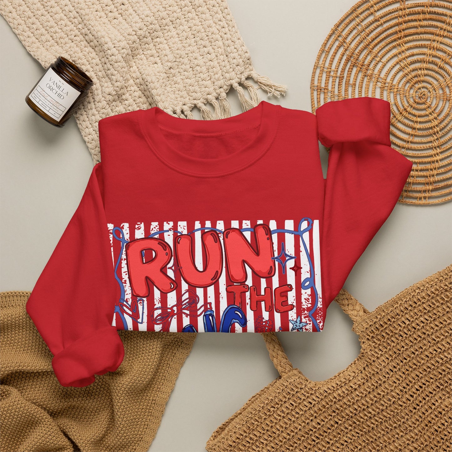 Run the Dang Ball Sweatshirt — Funny Football Crewneck for Players & Fans