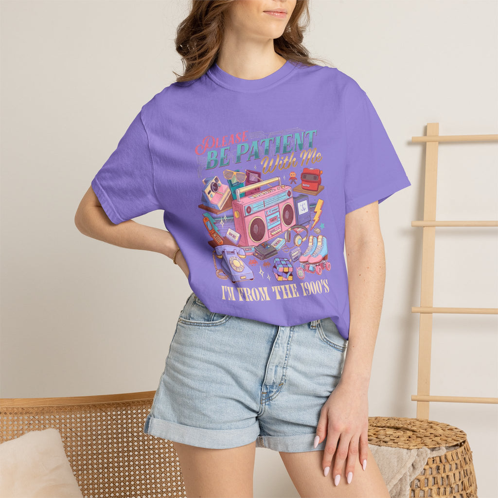 Be Patient With Me Graphic T-Shirt — Vintage Radio & Cozy Retro Comfort Tee
