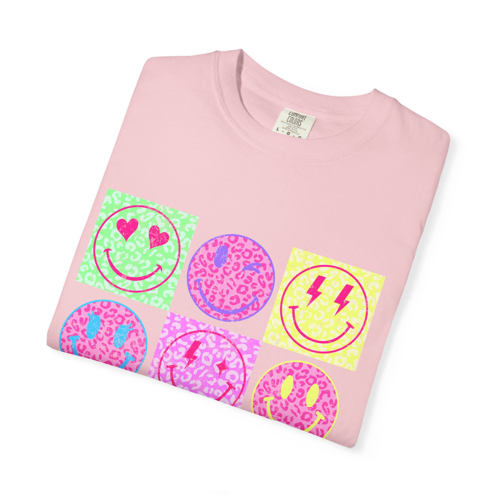 Neon Retro Happy Face T-Shirt