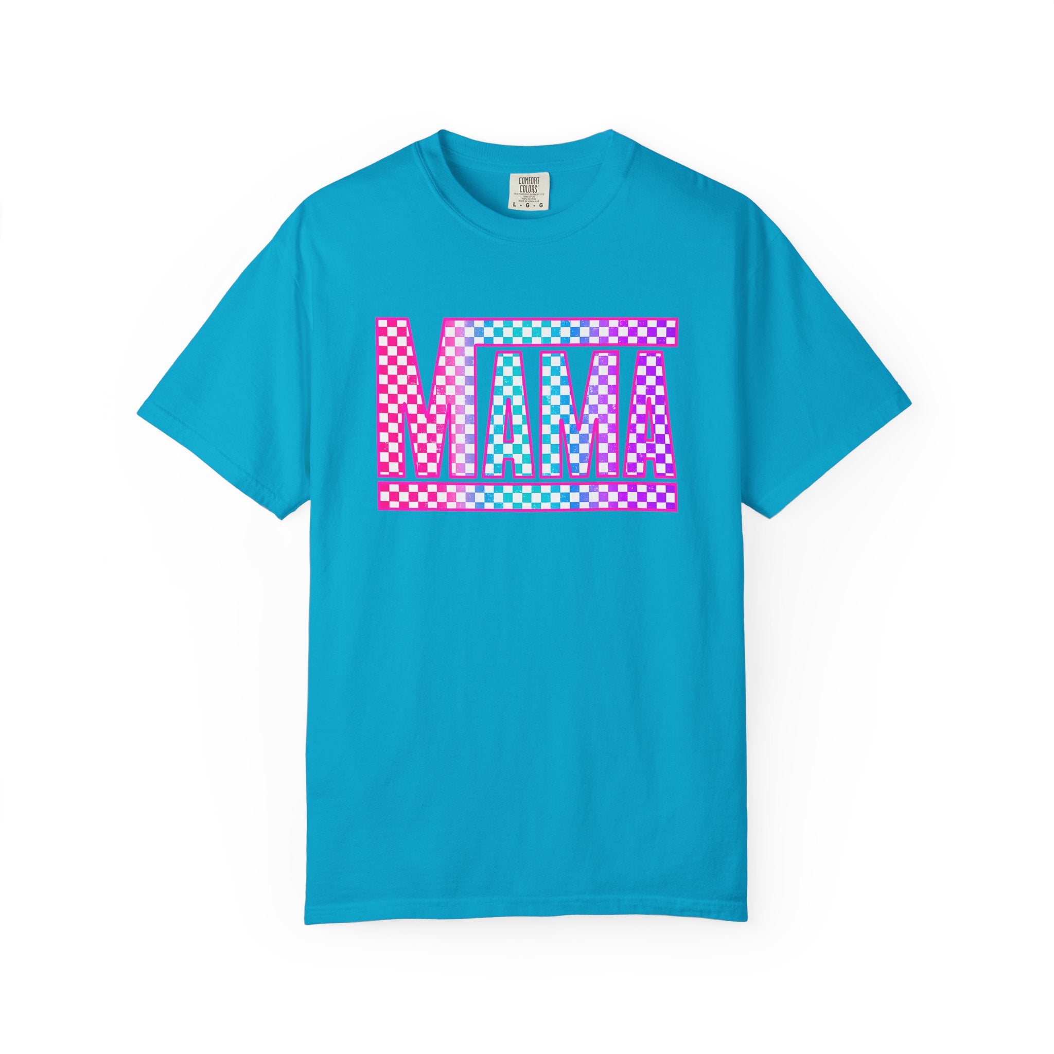 Mama Checkerboard Graphic Tee