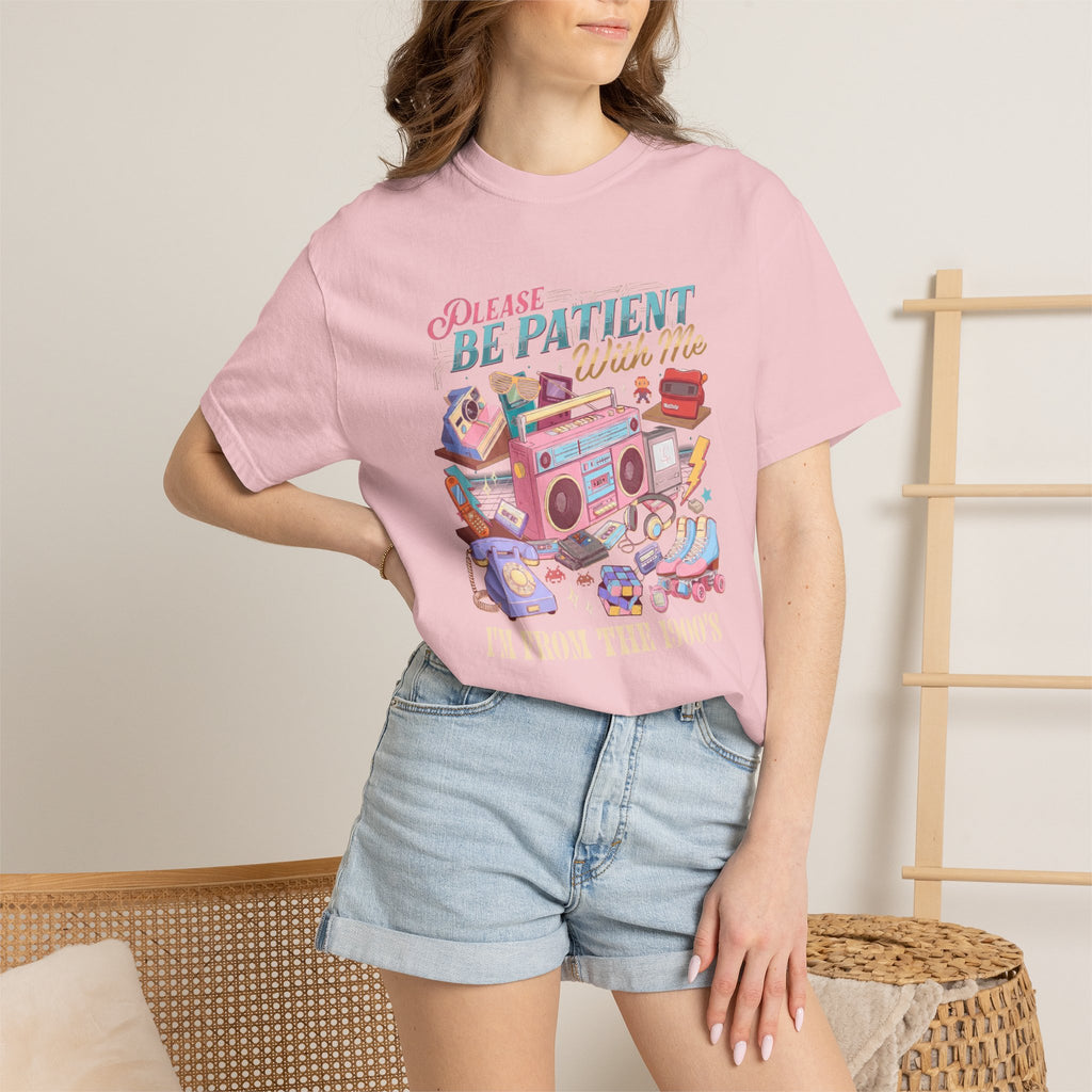 Be Patient With Me Graphic T-Shirt — Vintage Radio & Cozy Retro Comfort Tee