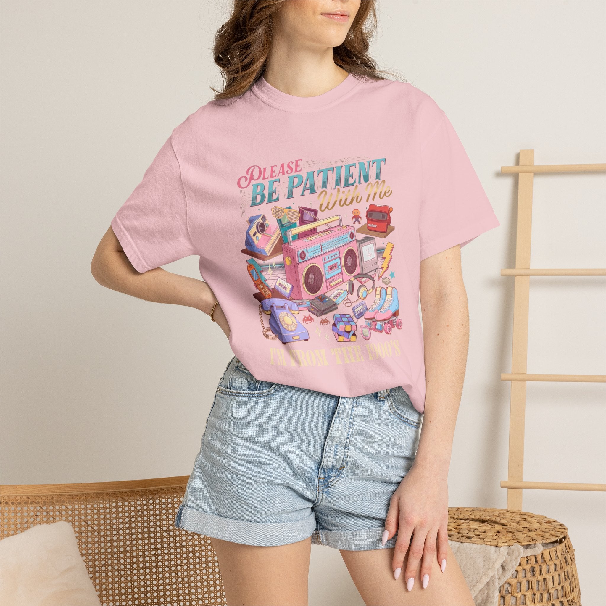 Be Patient With Me Graphic T-Shirt — Vintage Radio & Cozy Retro Comfort Tee