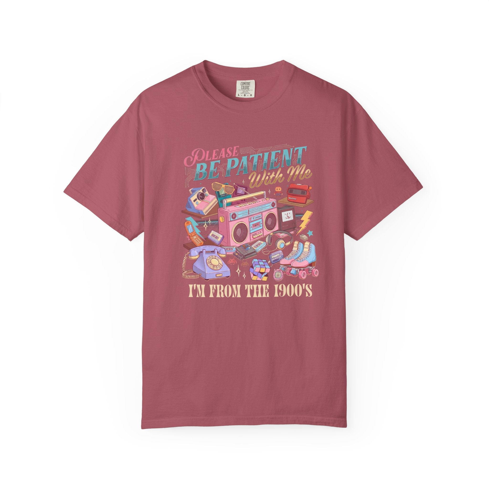 Be Patient With Me Graphic T-Shirt — Vintage Radio & Cozy Retro Comfort Tee