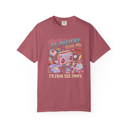 Be Patient With Me Graphic T-Shirt — Vintage Radio & Cozy Retro Comfort Tee
