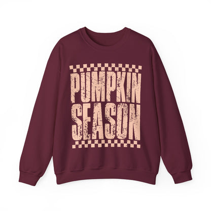 Pumpkin Season Crewneck Sweatshirt — Cozy Fall Graphic Pullover