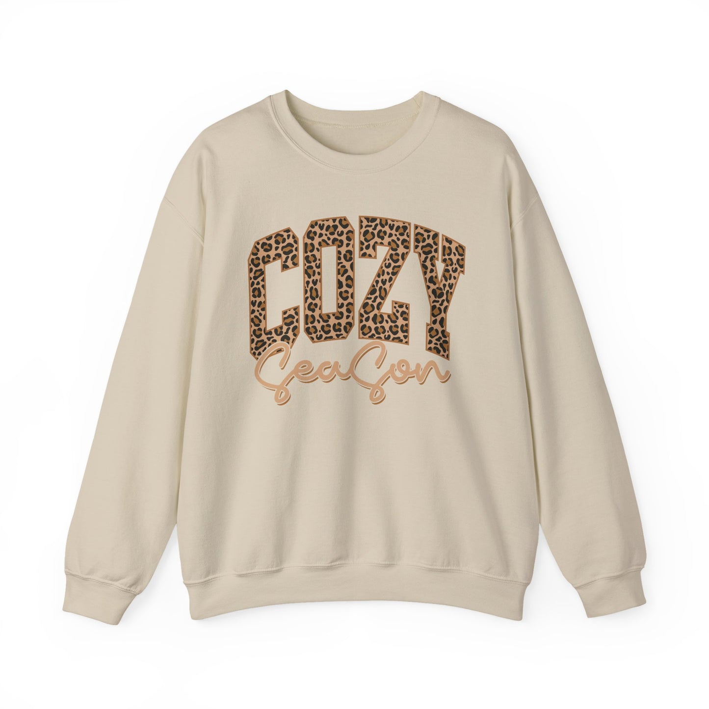Cozy Season Leopard Crewneck Sweatshirt