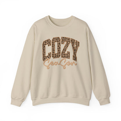 Cozy Season Leopard Crewneck Sweatshirt