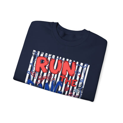 Run the Dang Ball Sweatshirt — Funny Football Crewneck for Players & Fans