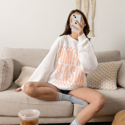 Pumpkin Season Crewneck Sweatshirt — Cozy Fall Graphic Pullover