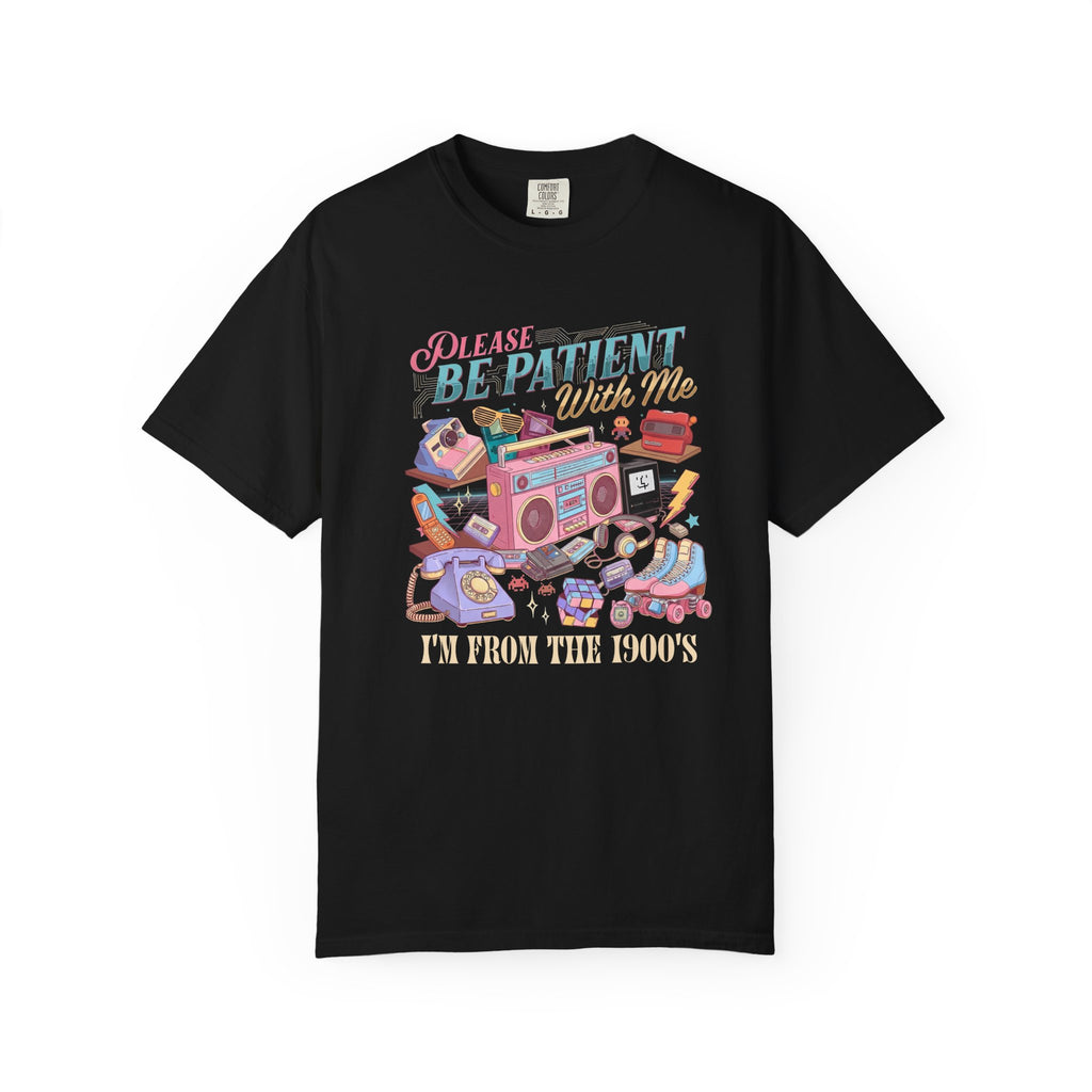 Be Patient With Me Graphic T-Shirt — Vintage Radio & Cozy Retro Comfort Tee