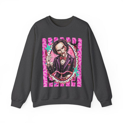 Horror Puppet Portrait Crewneck Sweatshirt