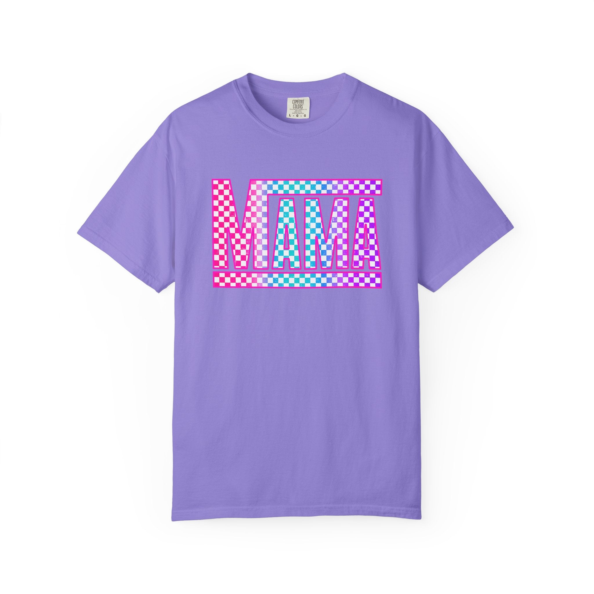 Mama Checkerboard Graphic Tee
