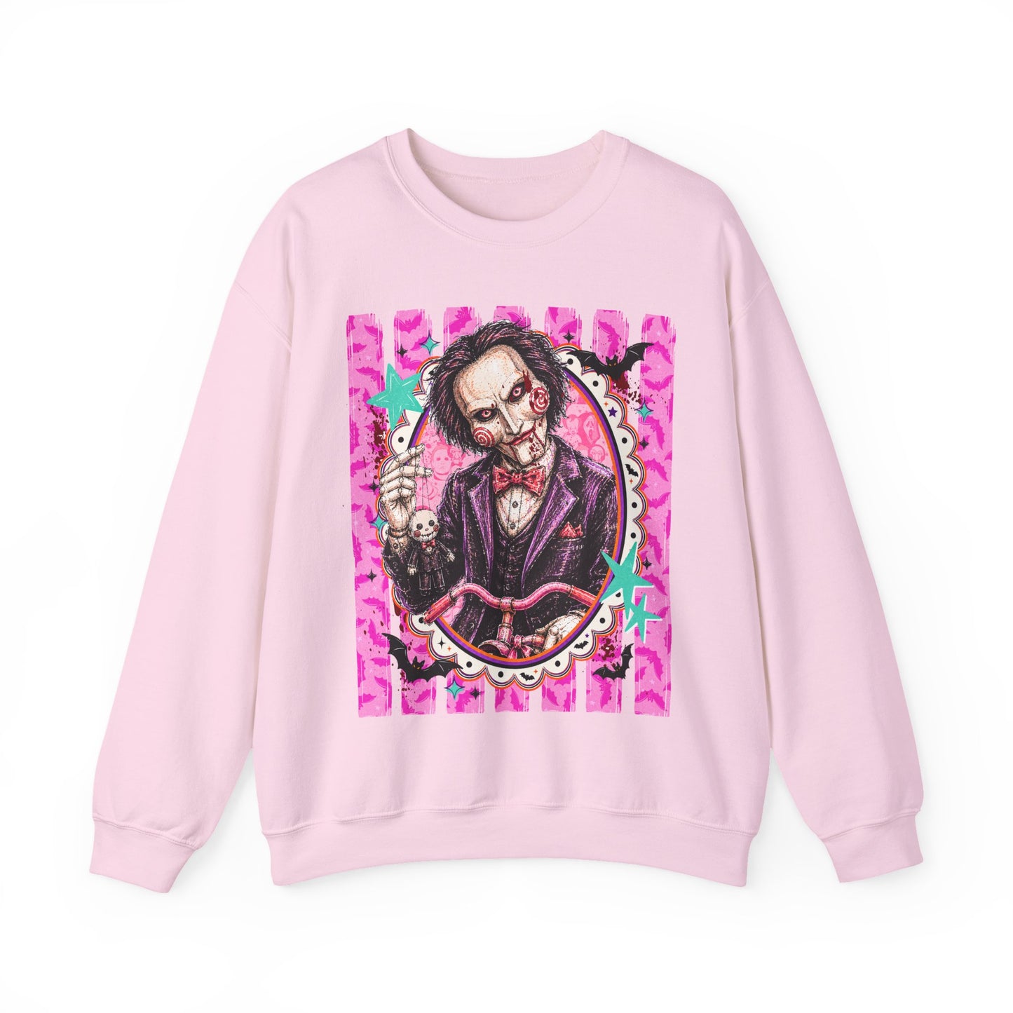 Horror Puppet Portrait Crewneck Sweatshirt