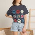 Patriotic Smiley Face T-Shirt — Vintage Americana Stars & Stripes Tee for 4th of July