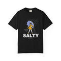 Salty Rain Graphic T-Shirt — Retro Girl with Umbrella