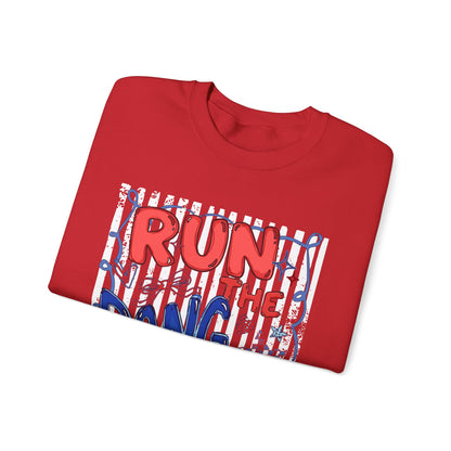 Run the Dang Ball Sweatshirt — Funny Football Crewneck for Players & Fans