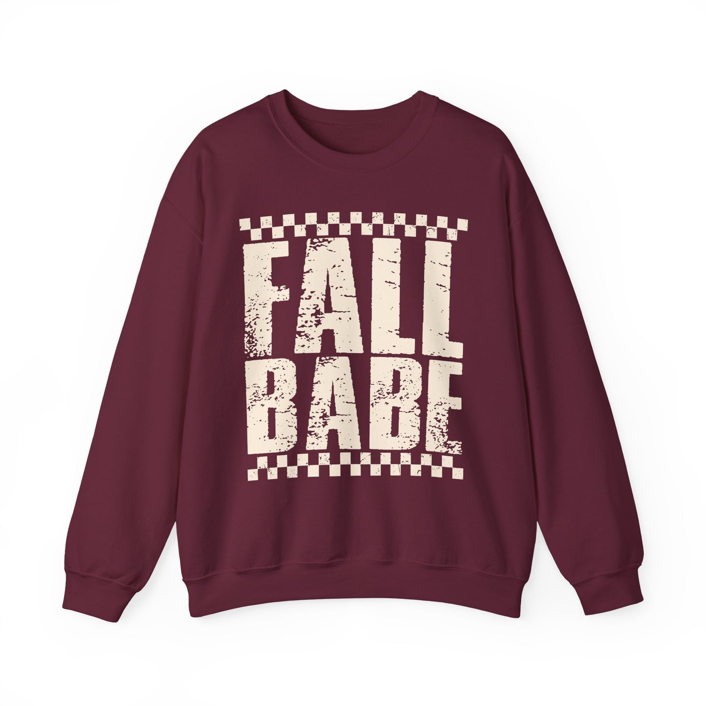Fall Babe Sweatshirt — Vintage Distressed Autumn Crewneck