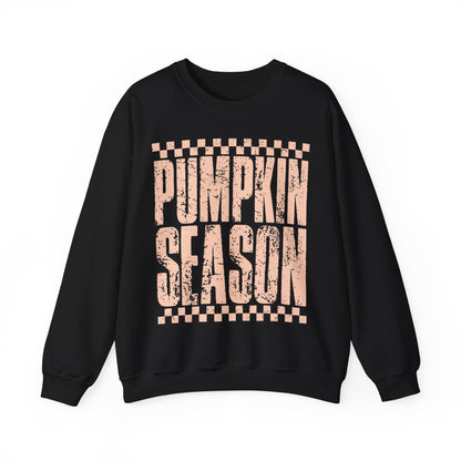 Pumpkin Season Crewneck Sweatshirt — Cozy Fall Graphic Pullover