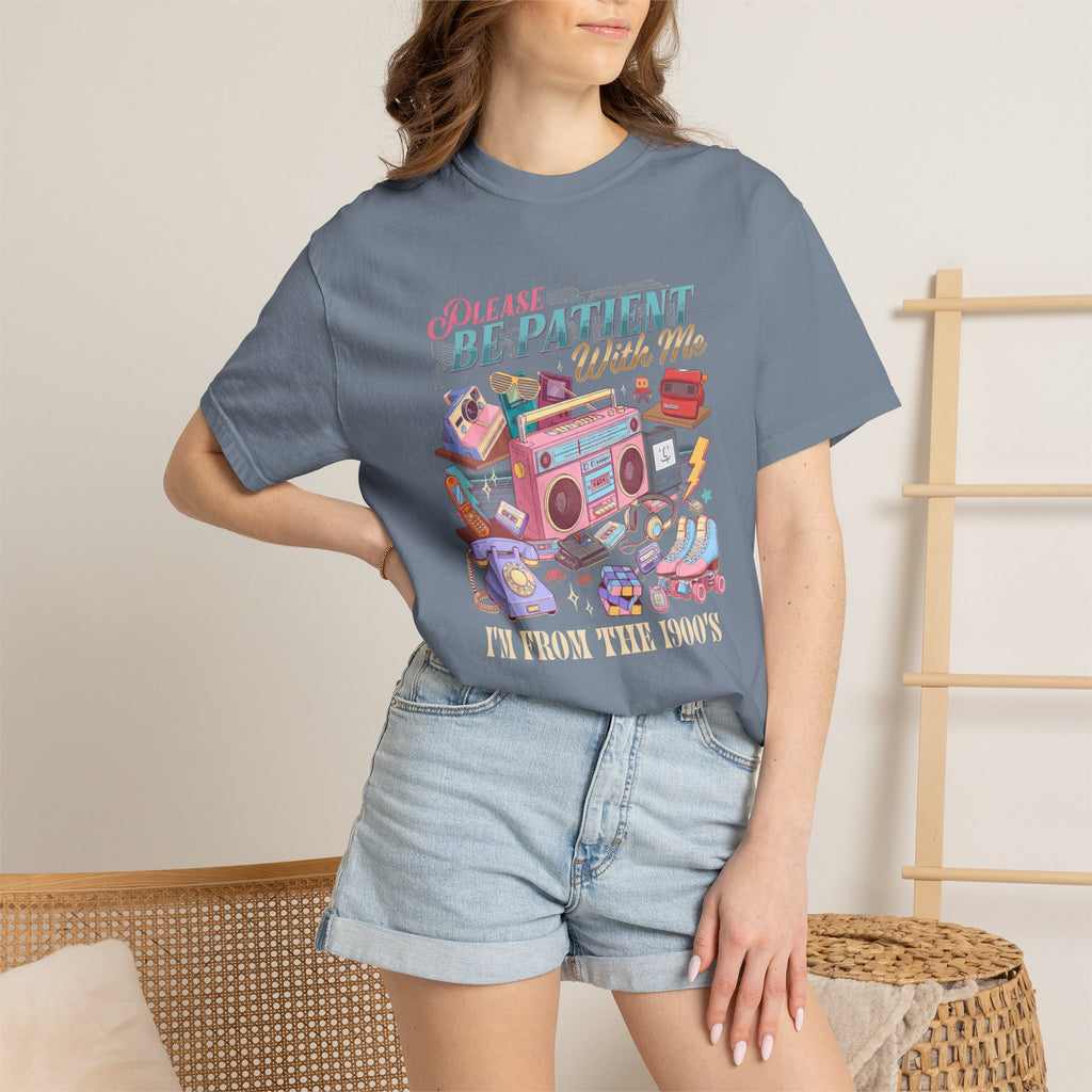 Be Patient With Me Graphic T-Shirt — Vintage Radio & Cozy Retro Comfort Tee