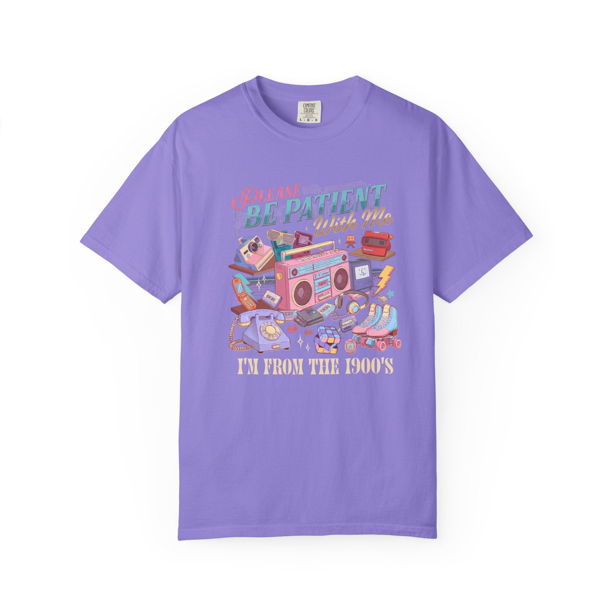 Be Patient With Me Graphic T-Shirt — Vintage Radio & Cozy Retro Comfort Tee