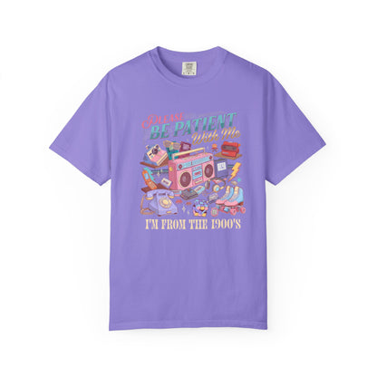 Be Patient With Me Graphic T-Shirt — Vintage Radio & Cozy Retro Comfort Tee
