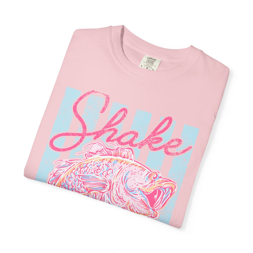 Shake That Fish T-Shirt — Retro Pastel Fishing Graphic Tee