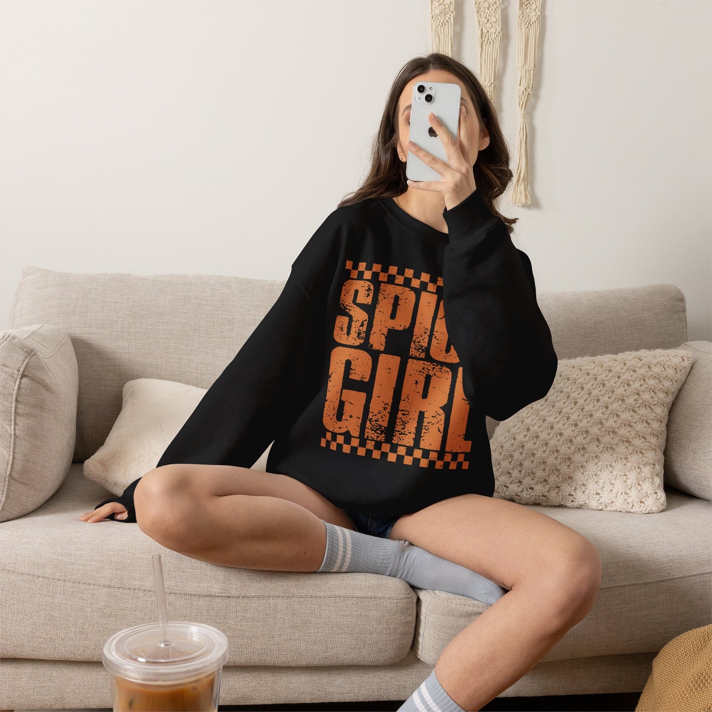 Spice Girl Retro Graphic Sweatshirt