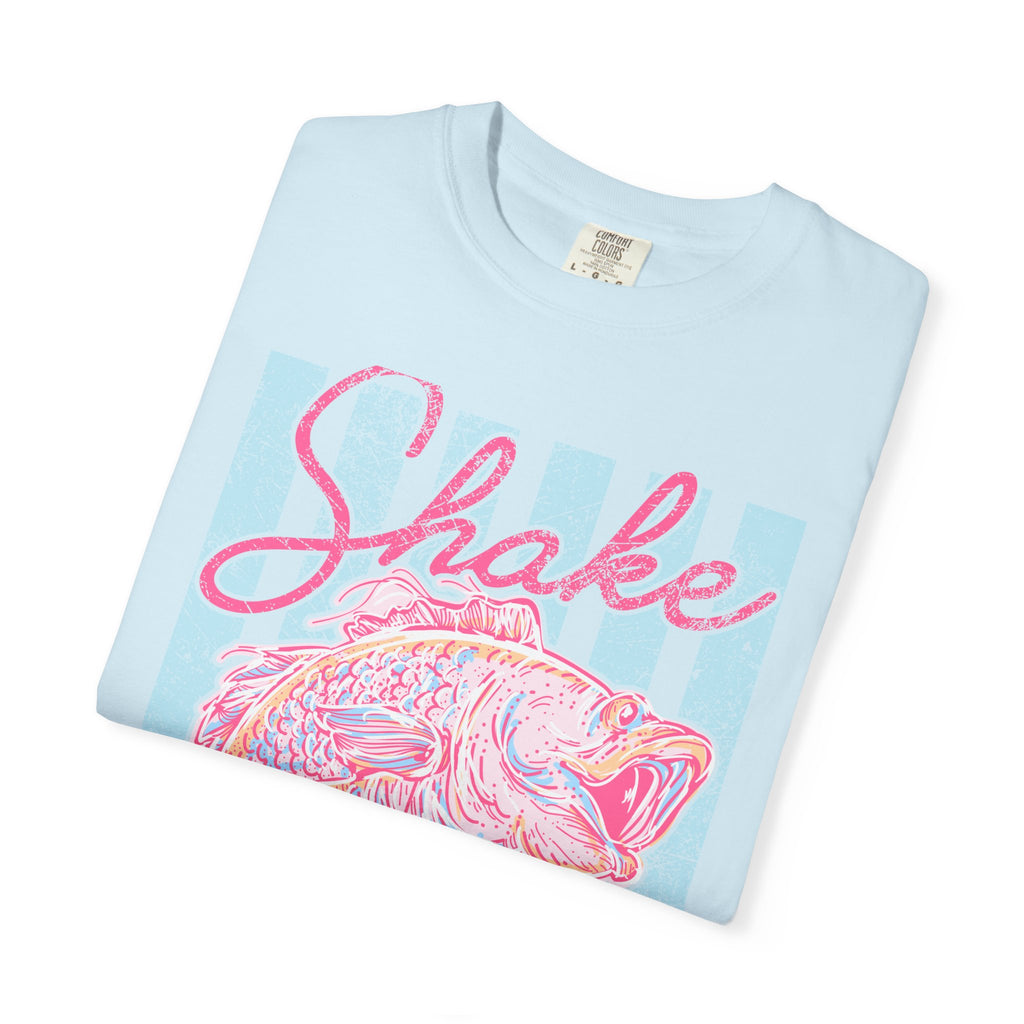 Shake That Fish T-Shirt — Retro Pastel Fishing Graphic Tee