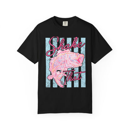 Shake That Fish T-Shirt — Retro Pastel Fishing Graphic Tee