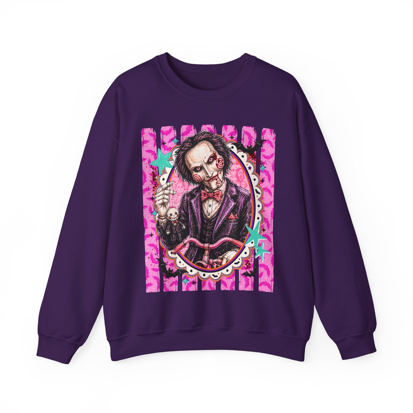 Horror Puppet Portrait Crewneck Sweatshirt