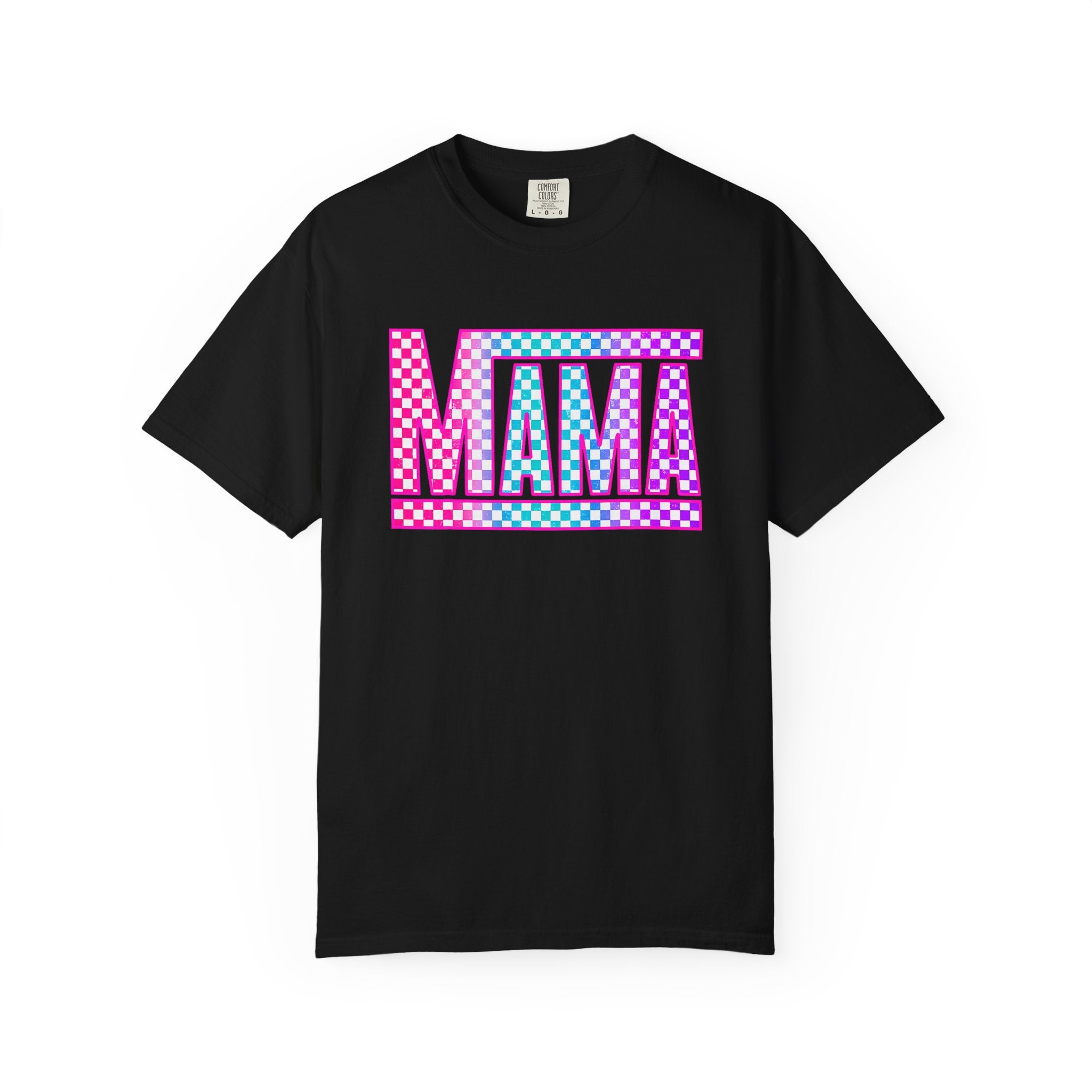 Mama Checkerboard Graphic Tee