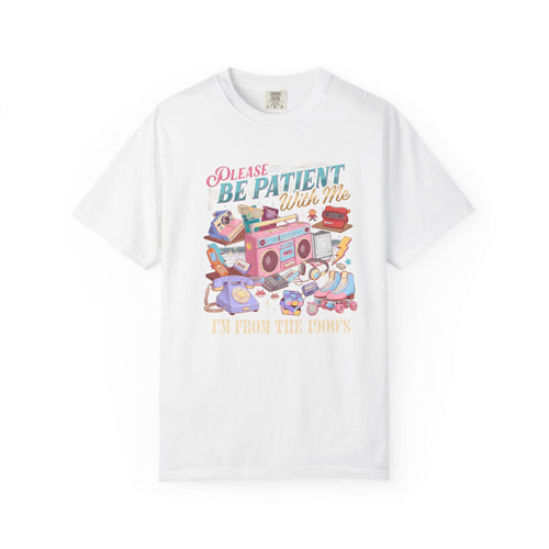 Be Patient With Me Graphic T-Shirt — Vintage Radio & Cozy Retro Comfort Tee
