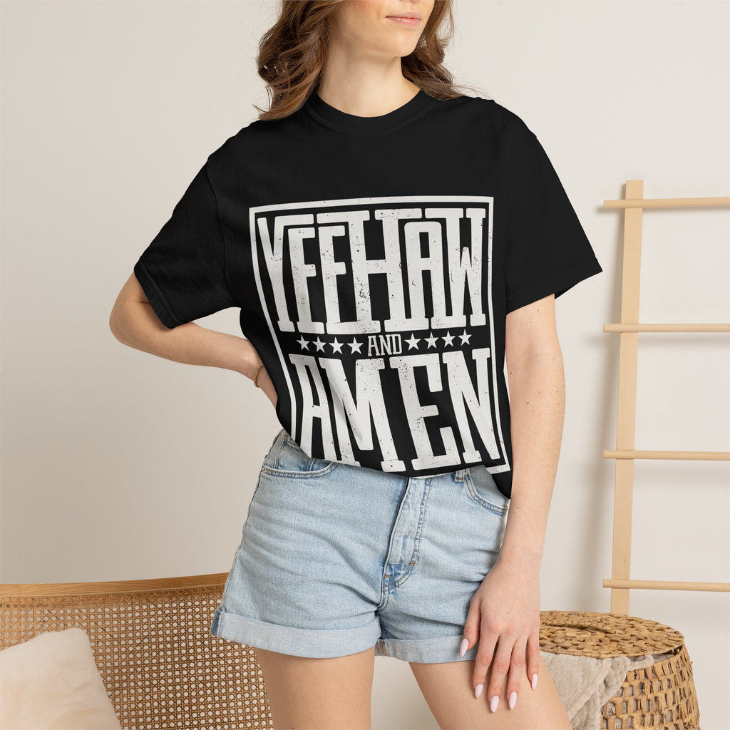 Yeehaw and Amen Tee