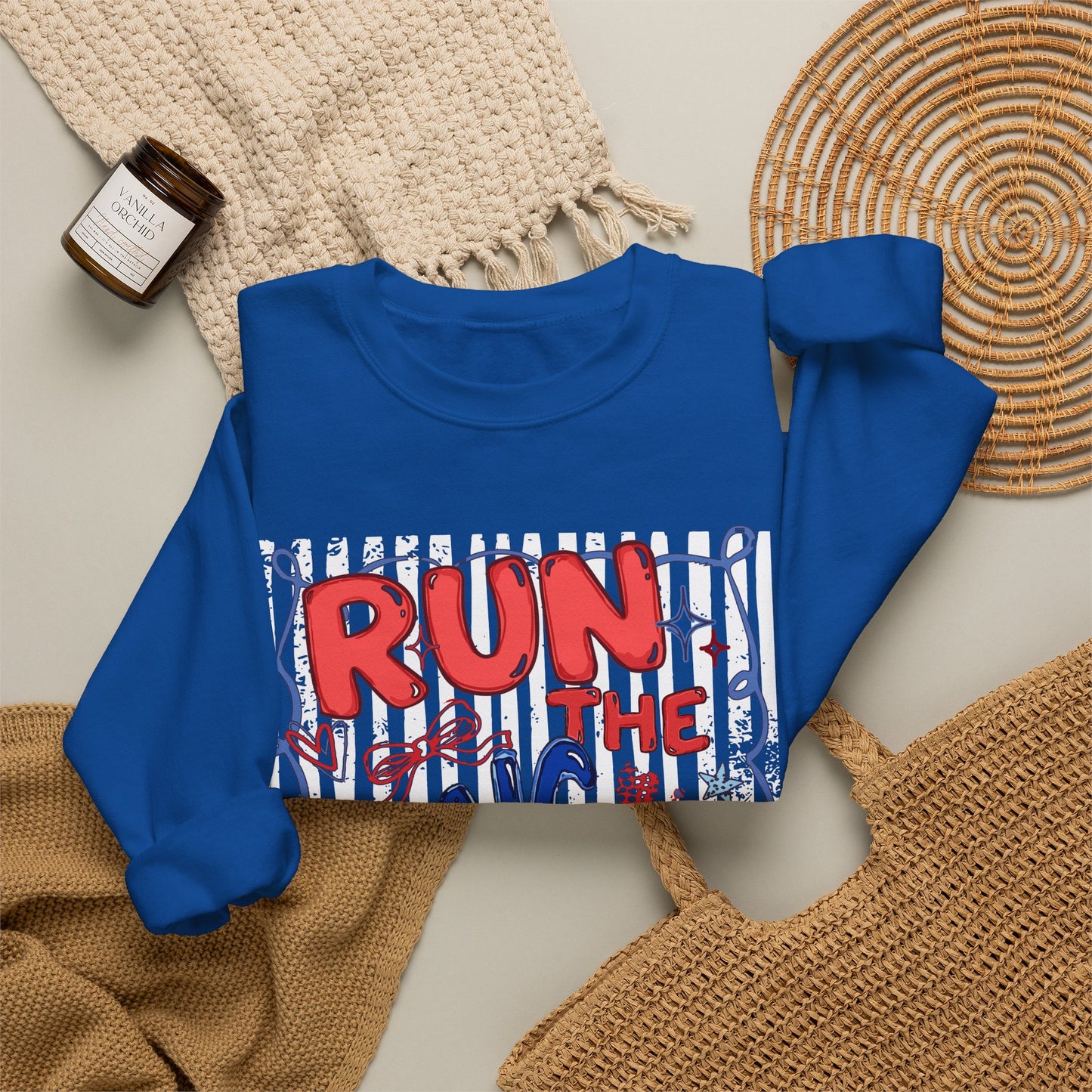 Run the Dang Ball Sweatshirt — Funny Football Crewneck for Players & Fans