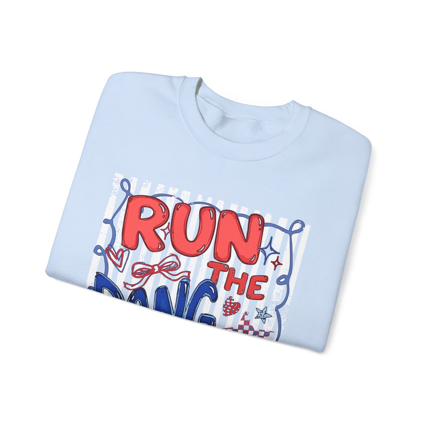 Run the Dang Ball Sweatshirt — Funny Football Crewneck for Players & Fans