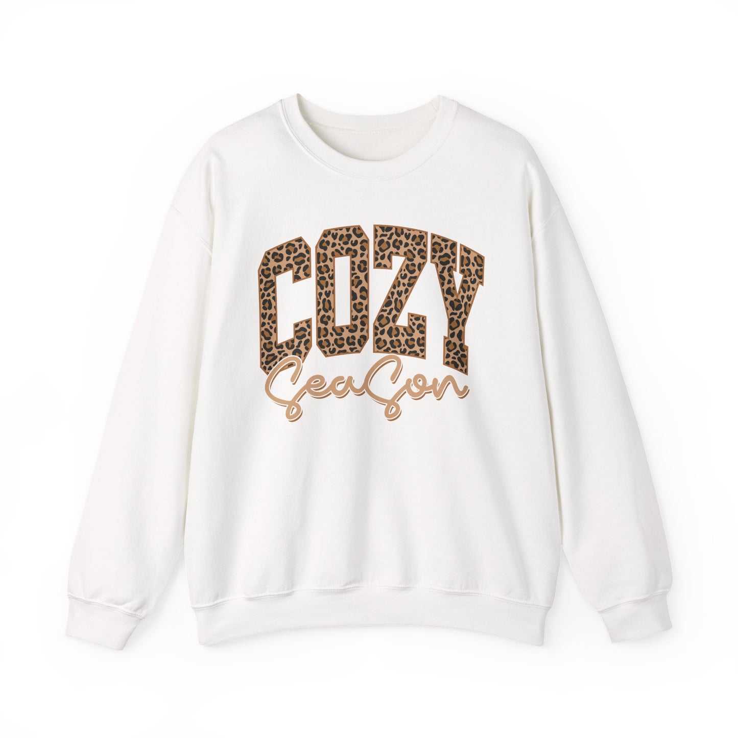 Cozy Season Leopard Crewneck Sweatshirt
