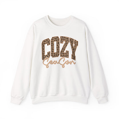 Cozy Season Leopard Crewneck Sweatshirt
