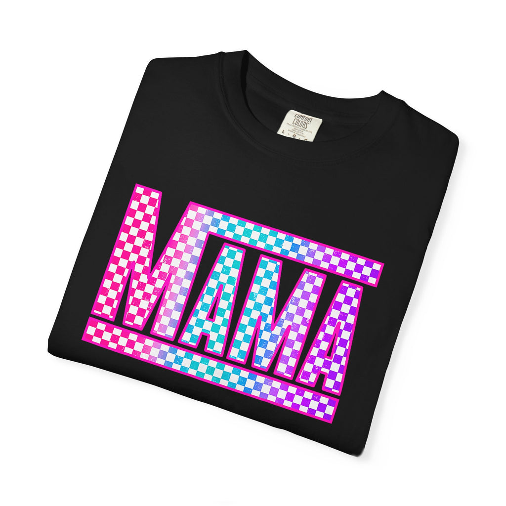Mama Checkerboard Graphic Tee