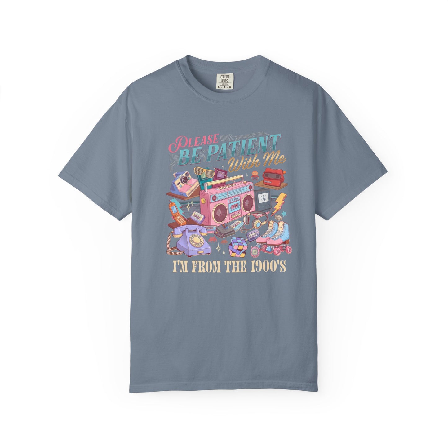 Be Patient With Me Graphic T-Shirt — Vintage Radio & Cozy Retro Comfort Tee
