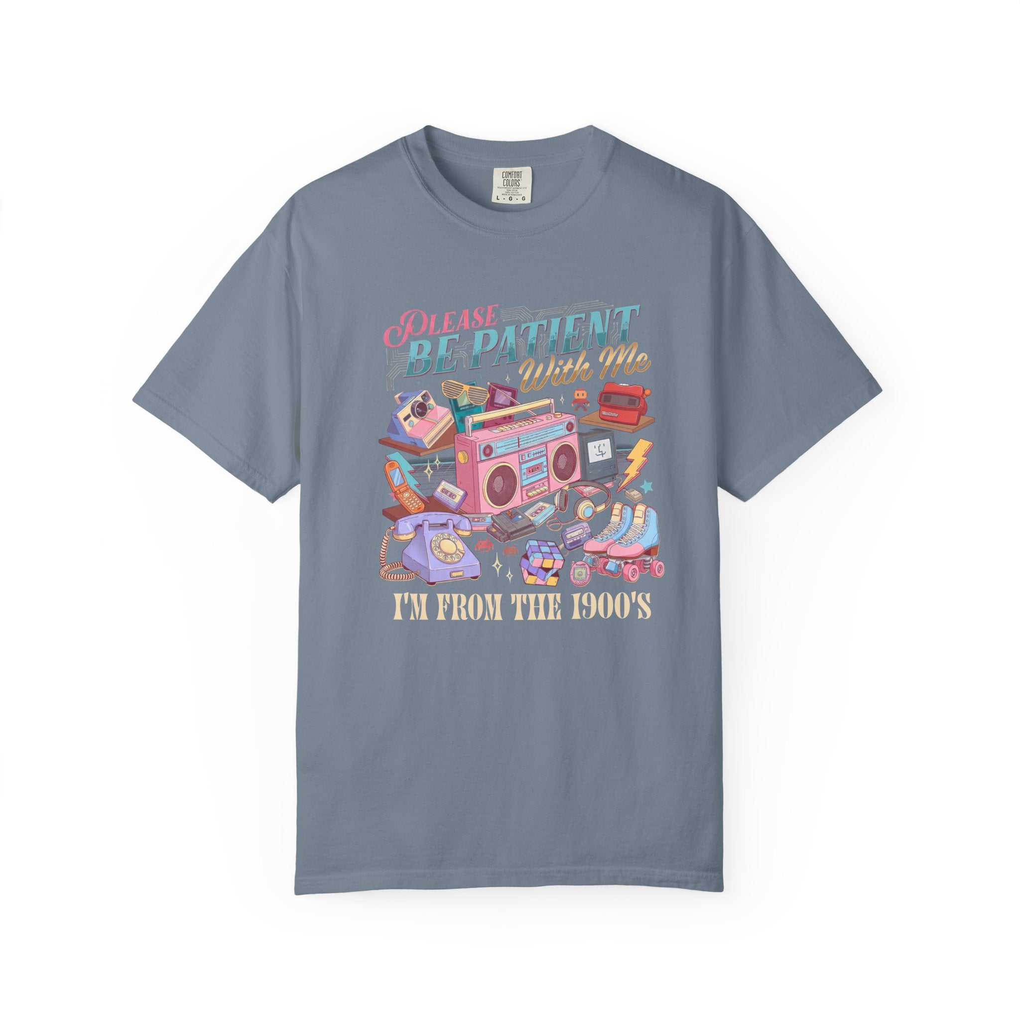 Be Patient With Me Graphic T-Shirt — Vintage Radio & Cozy Retro Comfort Tee