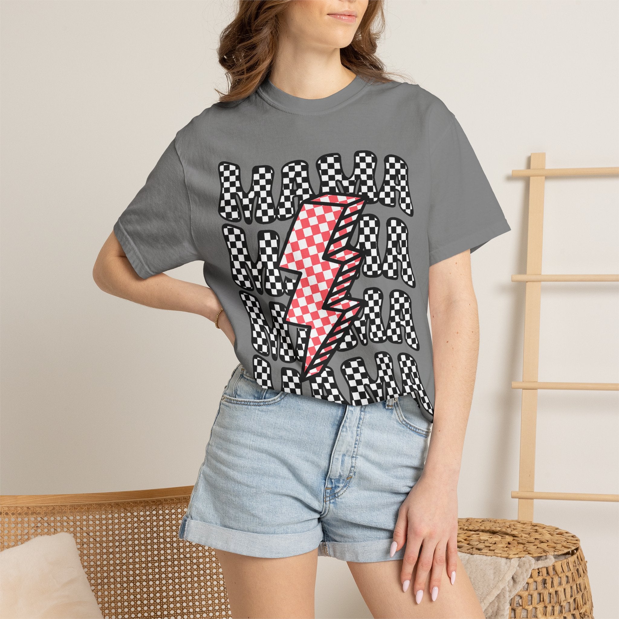 Mama Lightning Bolt Tee
