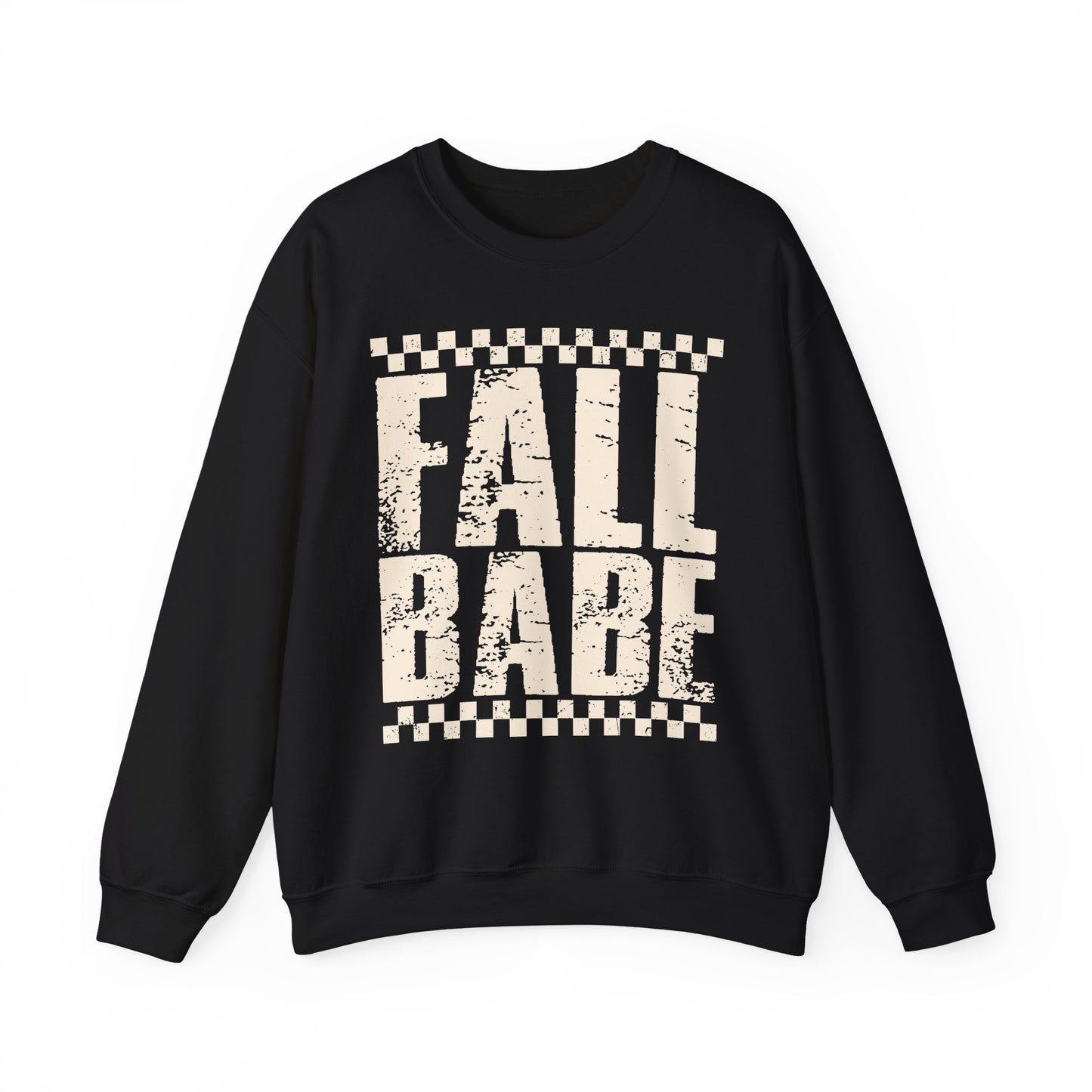 Fall Babe Sweatshirt — Vintage Distressed Autumn Crewneck