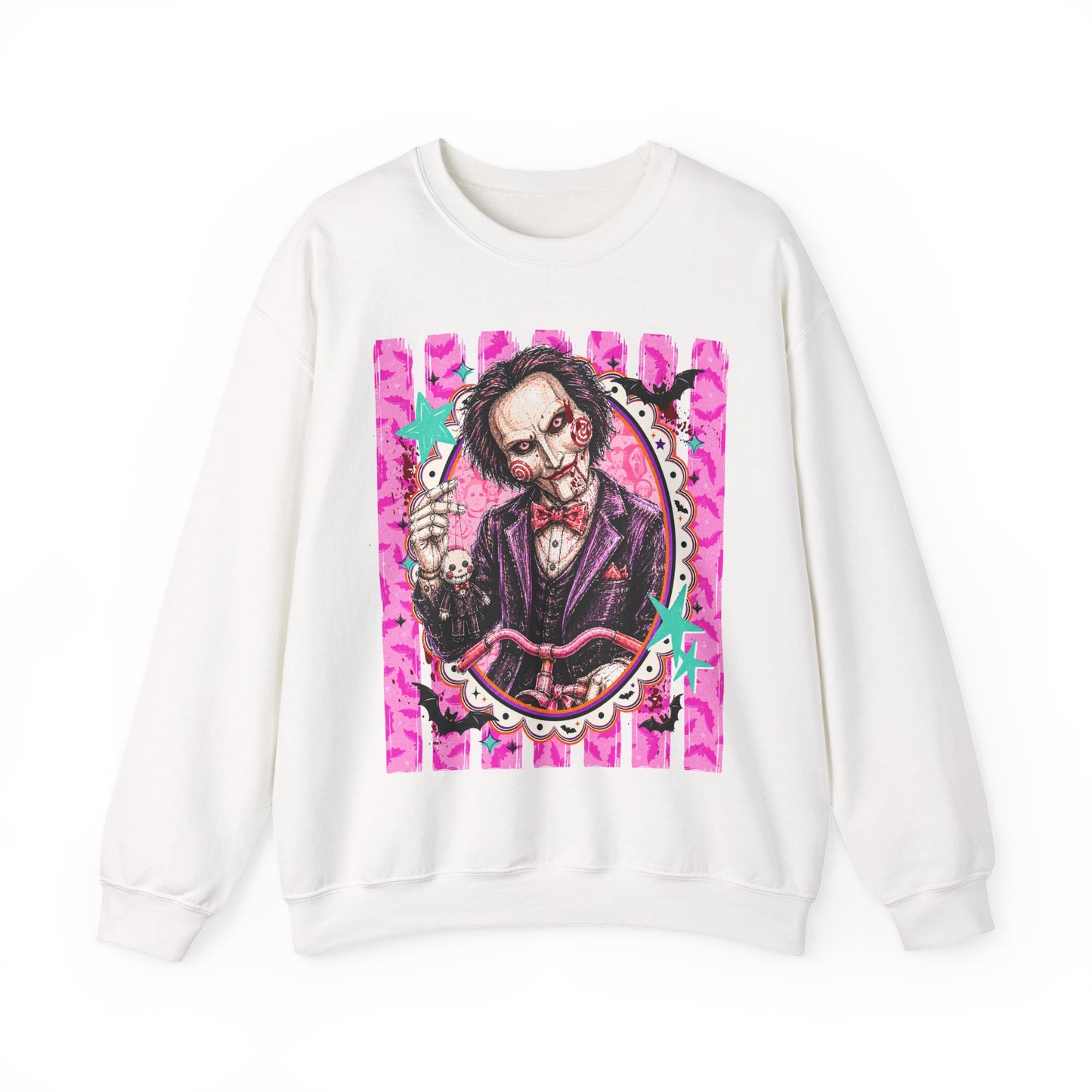 Horror Puppet Portrait Crewneck Sweatshirt