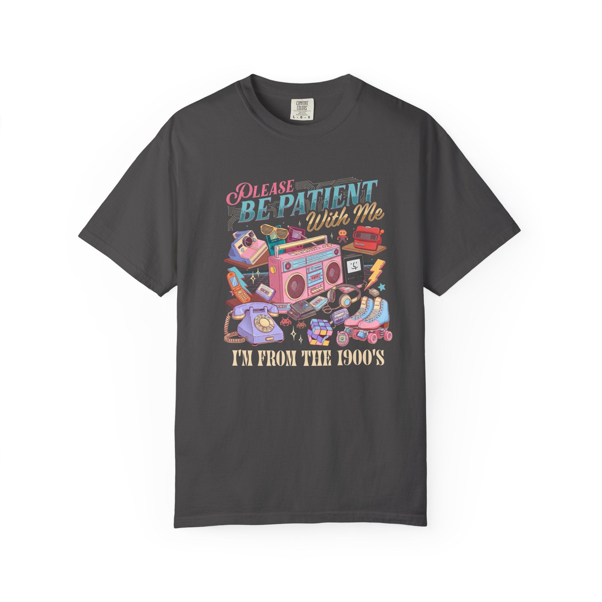 Be Patient With Me Graphic T-Shirt — Vintage Radio & Cozy Retro Comfort Tee