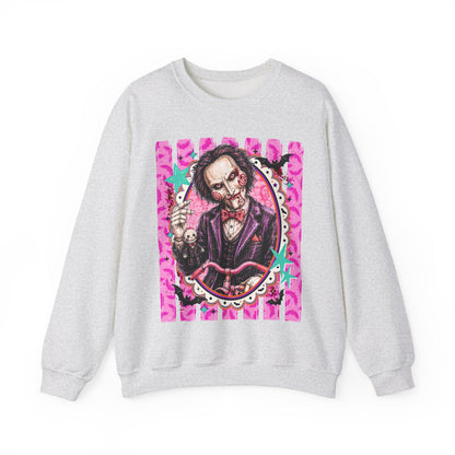 Horror Puppet Portrait Crewneck Sweatshirt
