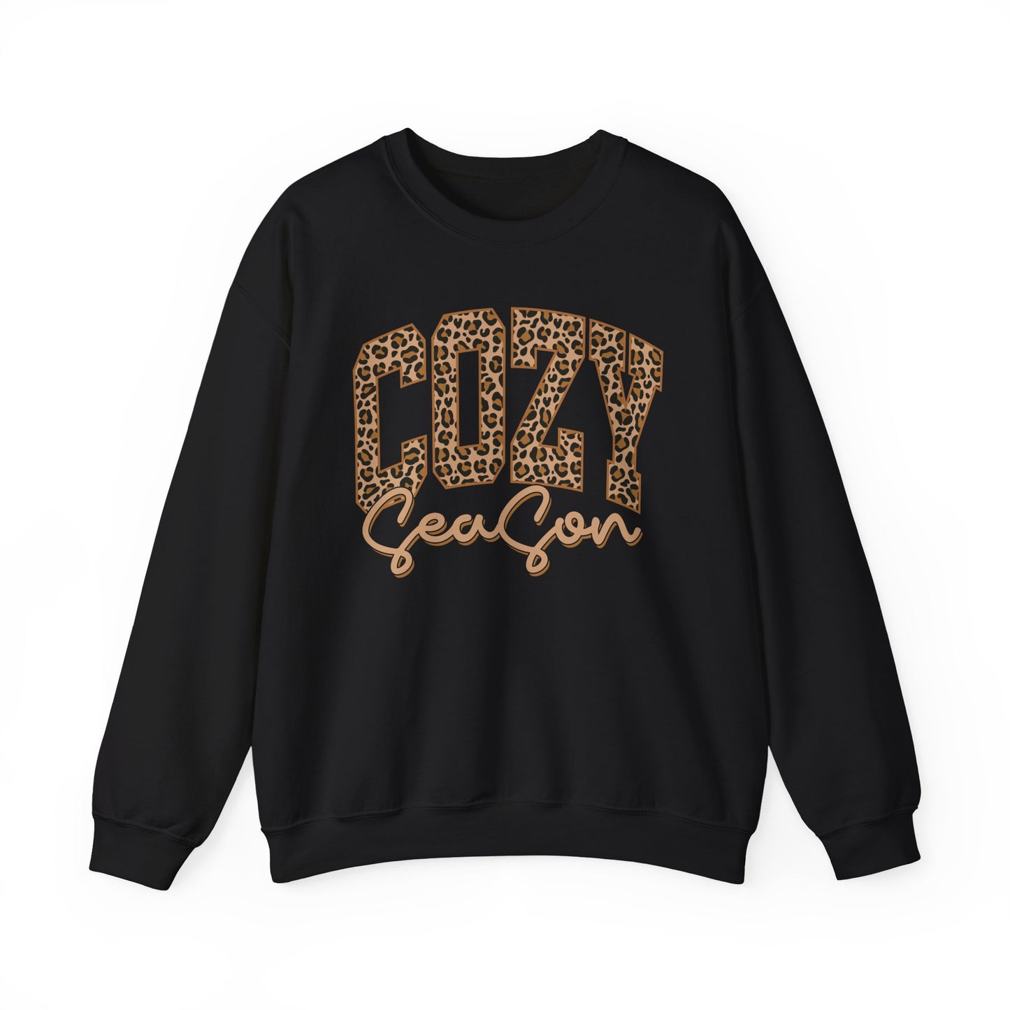 Cozy Season Leopard Crewneck Sweatshirt