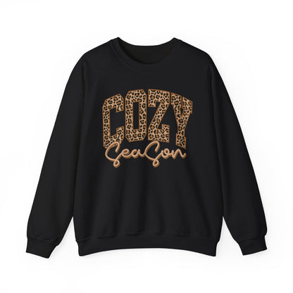 Cozy Season Leopard Crewneck Sweatshirt