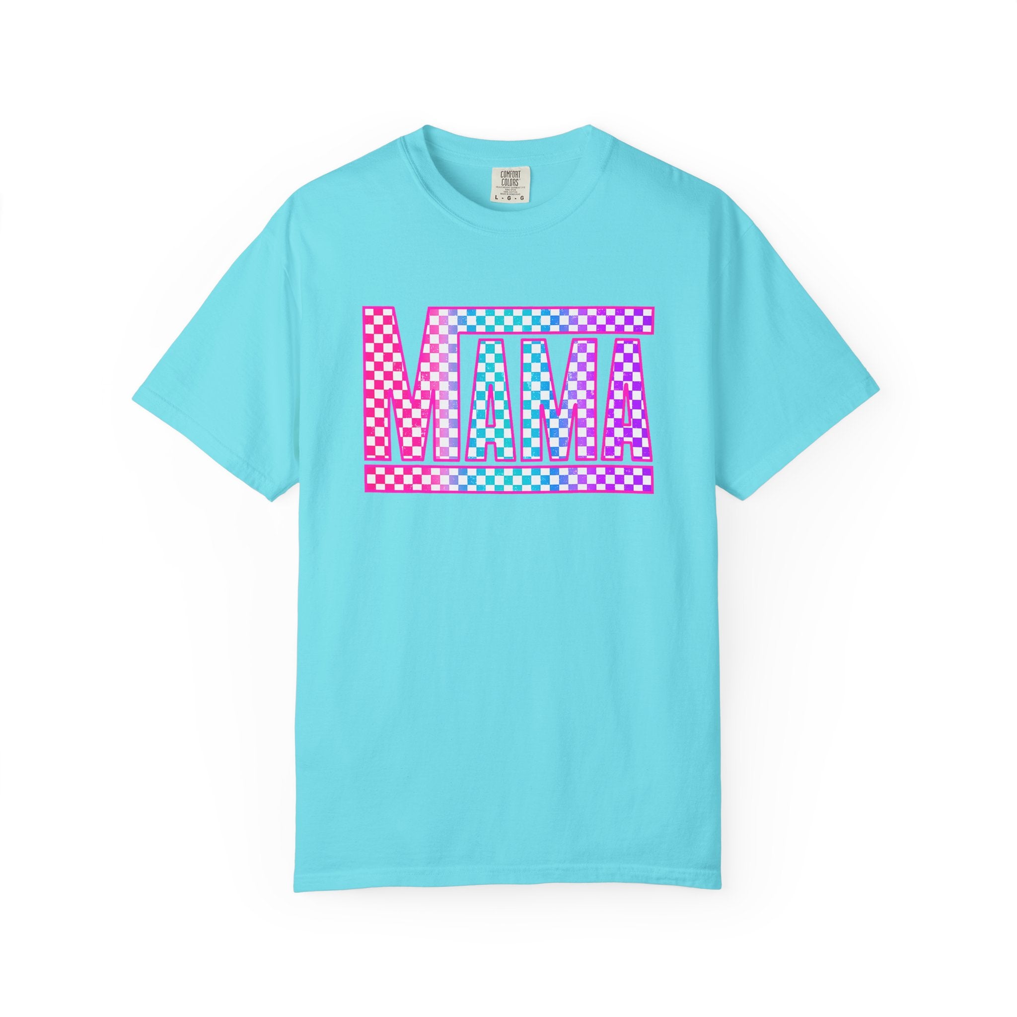 Mama Checkerboard Graphic Tee