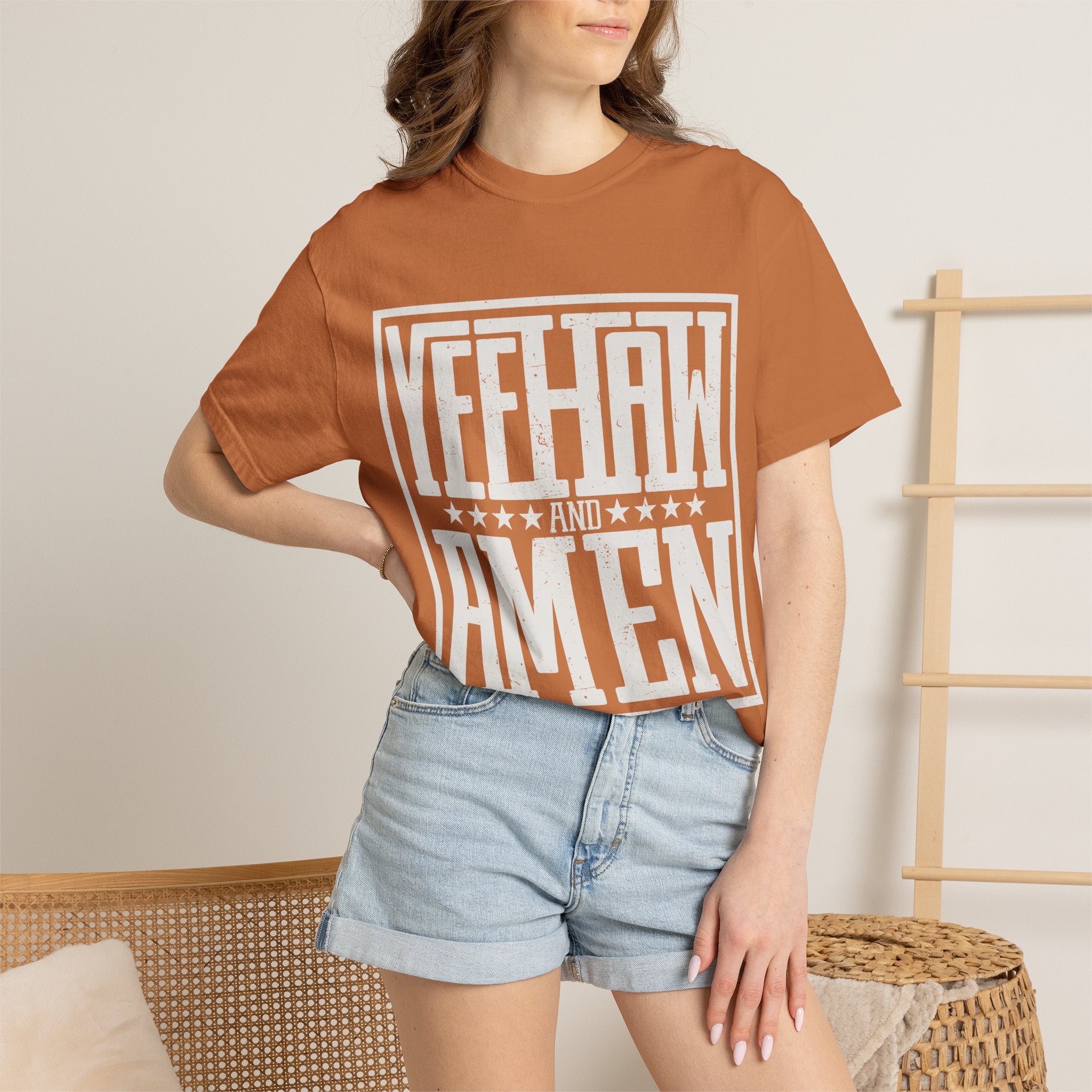 Yeehaw and Amen Tee