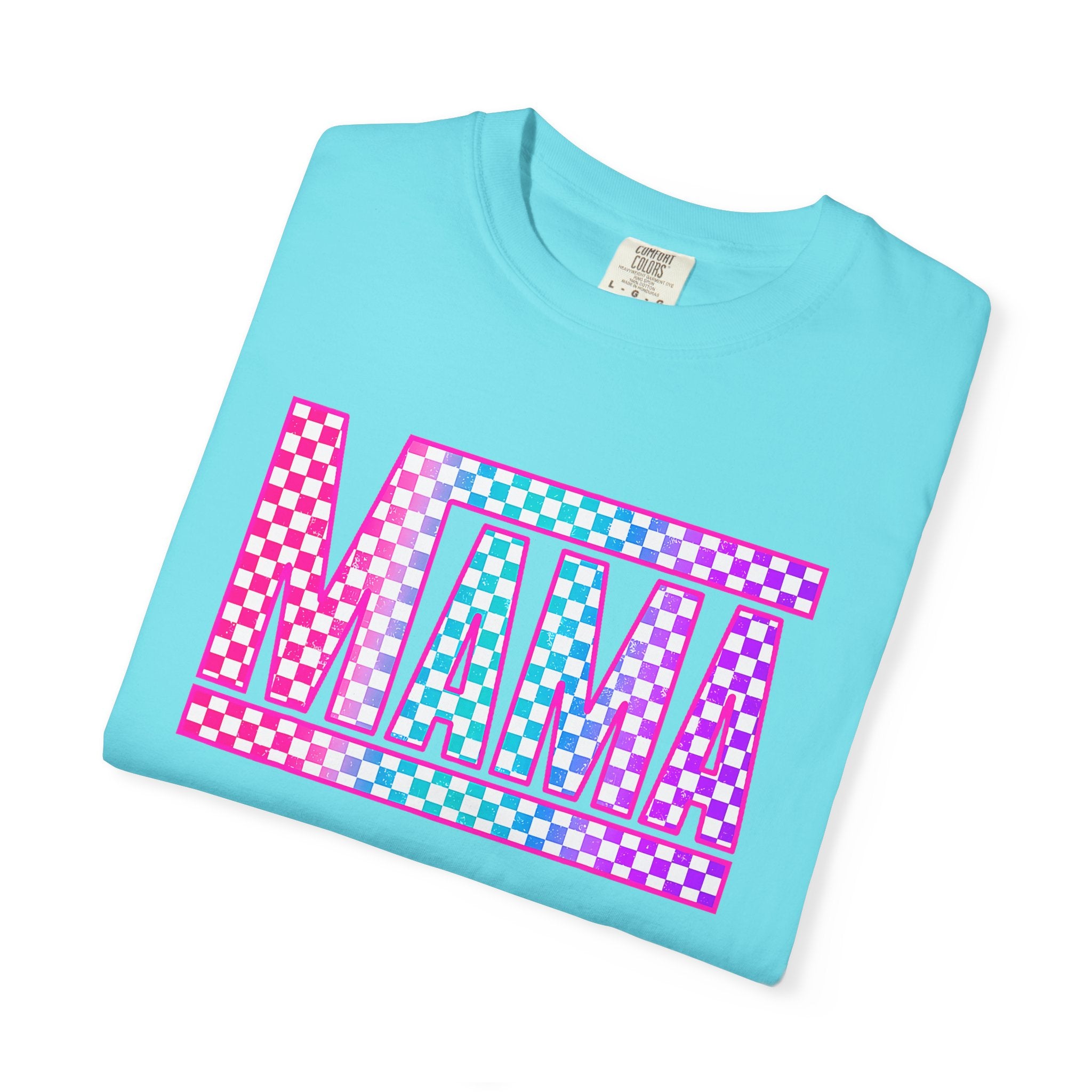 Mama Checkerboard Graphic Tee